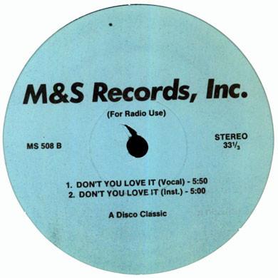 Maxine Singleton: Don't You Love It 12"