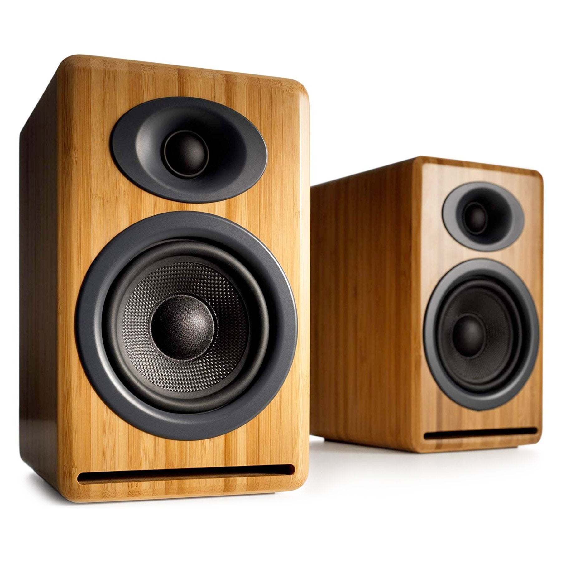 Audioengine: P4 Passive Bookshelf Speakers - Bamboo (AP4N)