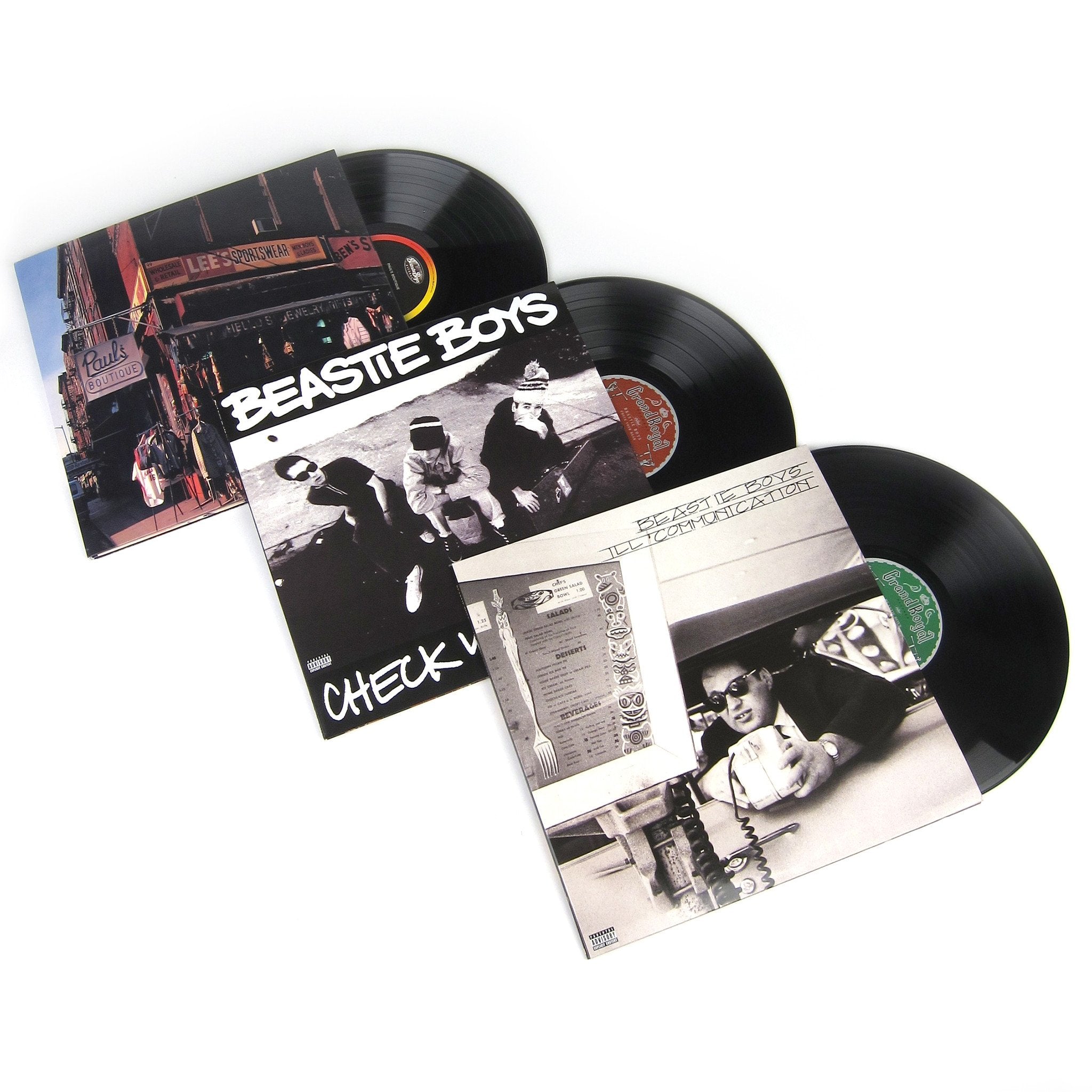 Beastie Boys: 180g Vinyl LP Album Pack (Paul's Boutique, Check Your Head, Ill Communication)
