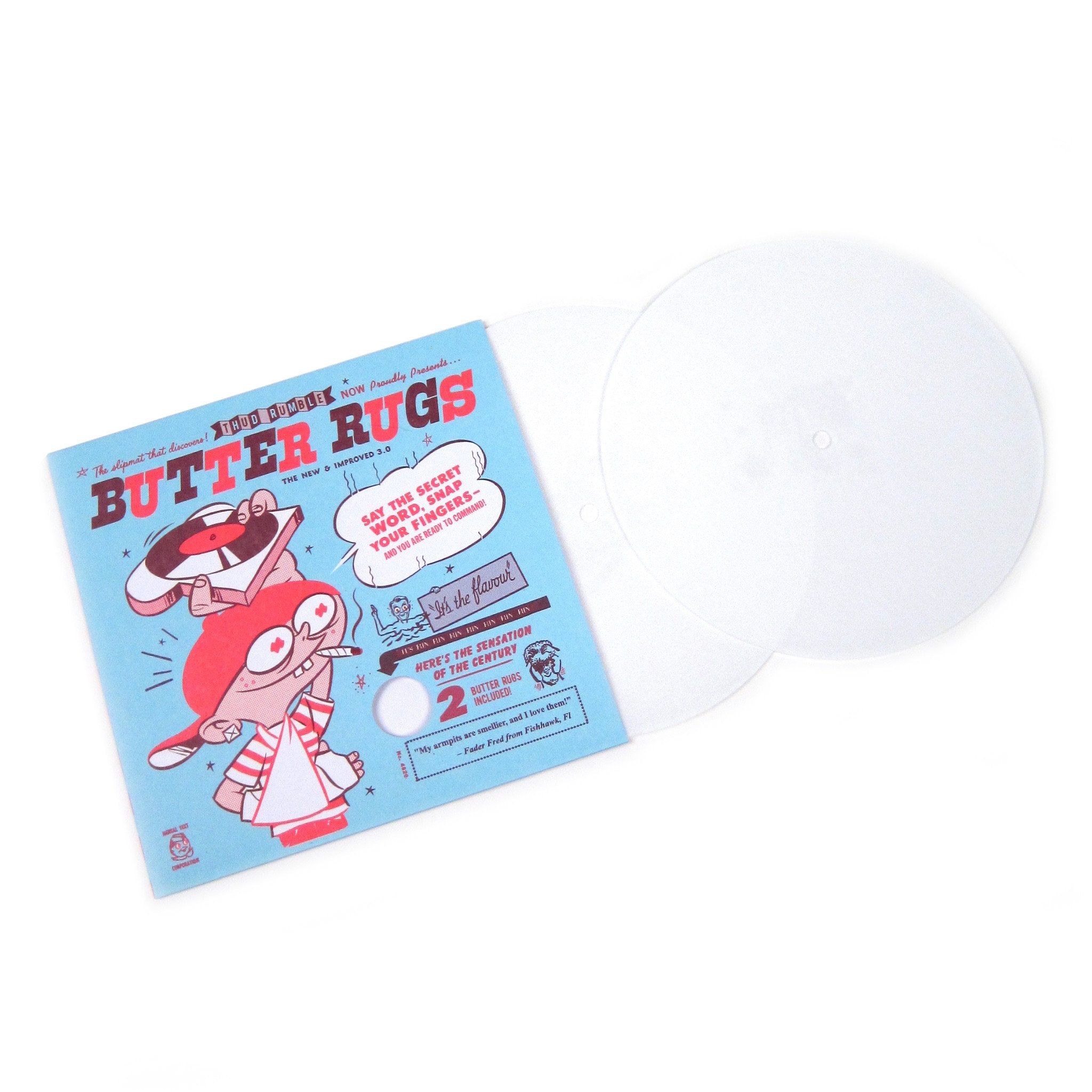 Thud Rumble: Baby Butter Rugs 7" (Pair) - White