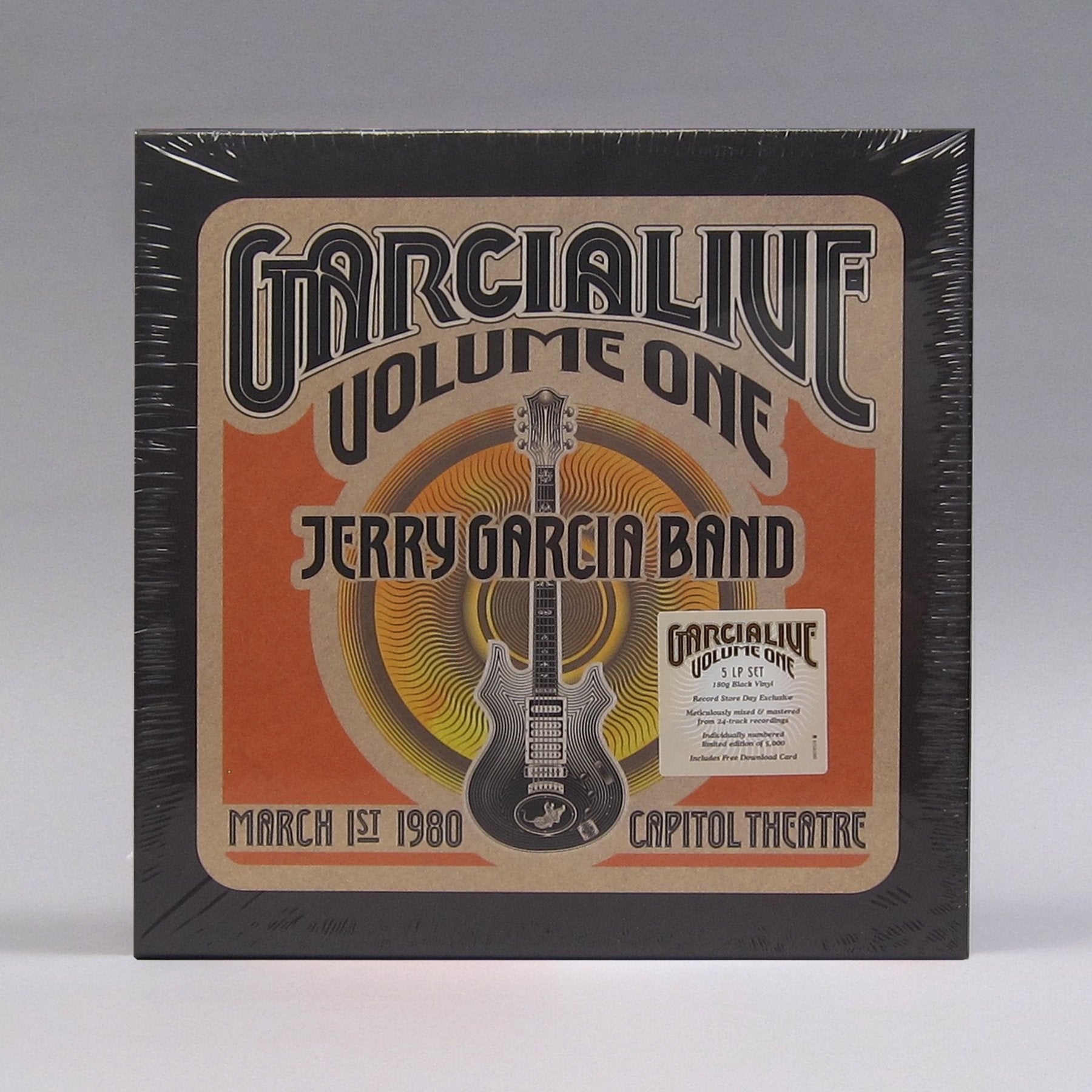 Jerry Garcia Band: GarciaLive Volume One - March 1st, 1980 Capitol Theatre Vinyl 5LP Boxset (Record Store Day)