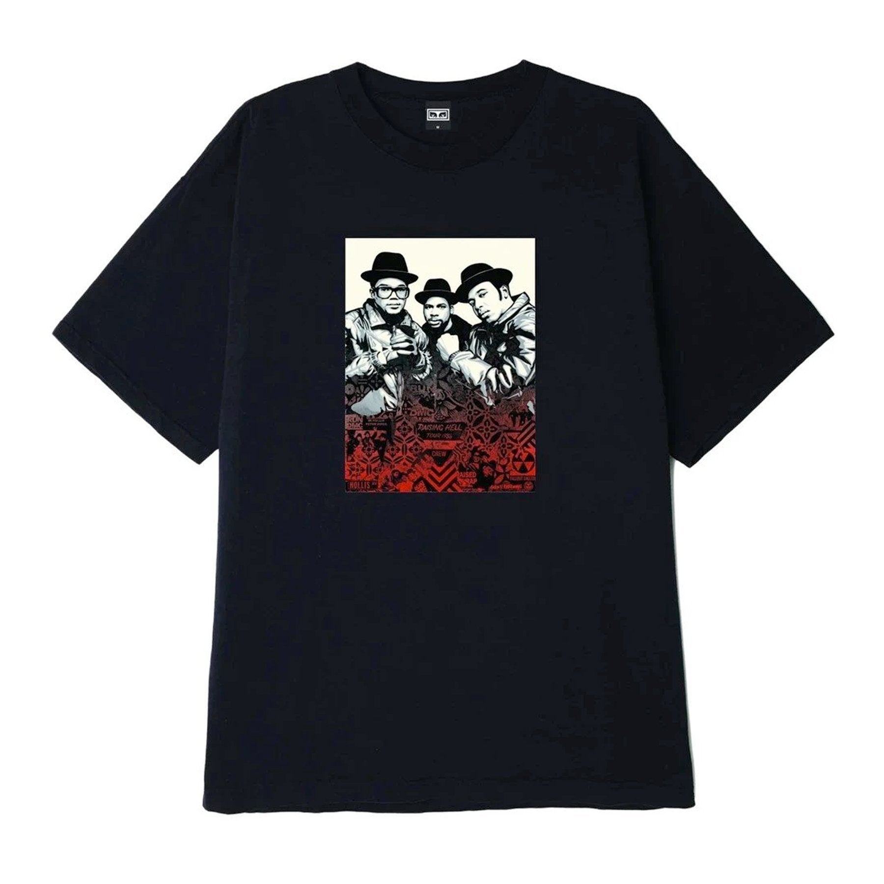Obey: Glen E. Friedman Run DMC Shirt - Black