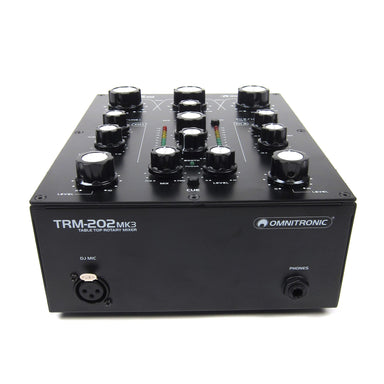 Omnitronic: TRM-202MK3 2-Channel Rotary Mixer front