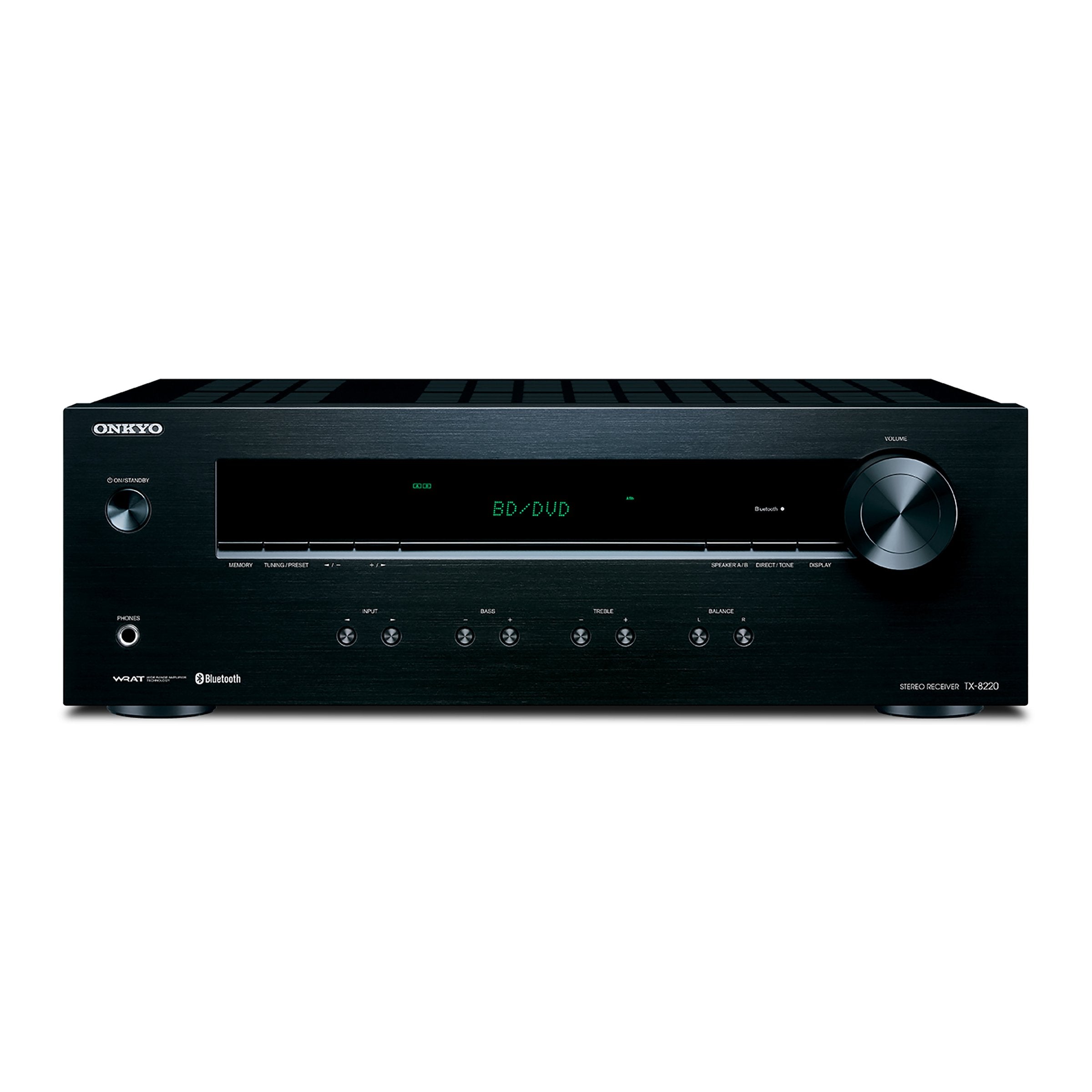 Onkyo: TX-8220 Stereo Receiver (FM/AM, Amplifier, Phono Preamp, Bluetooth)