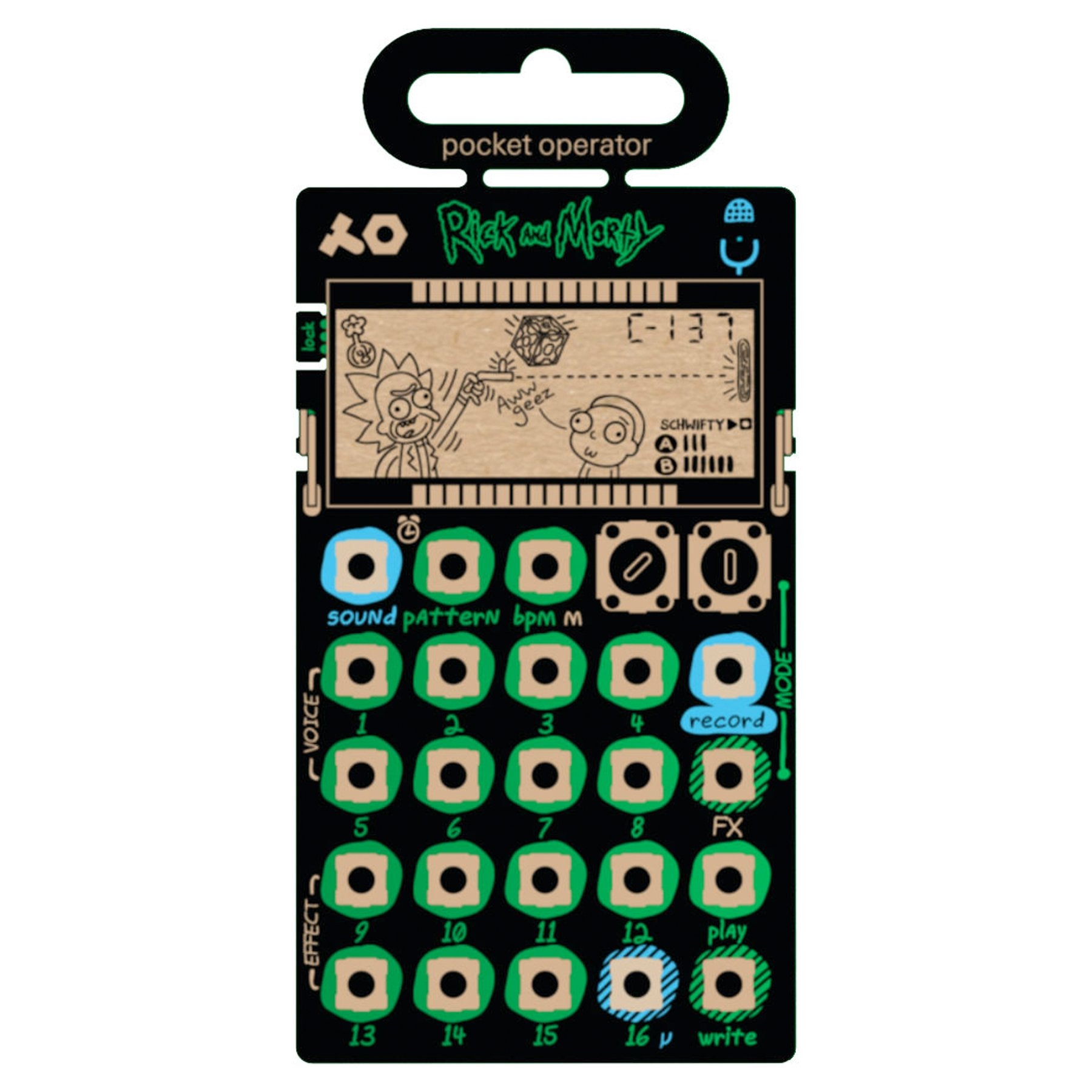Teenage Engineering: Rick And Morty PO-137 Pocket Operator (TE010AS137)