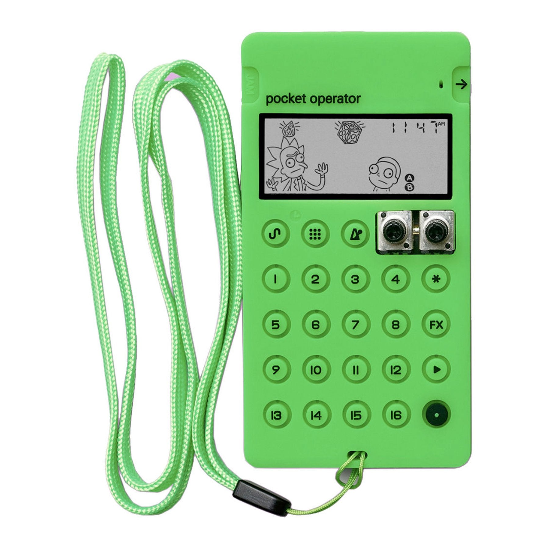 Teenage Engineering: Rick And Morty CA-X Silicone Case for Pocket Operator (TE10XS)