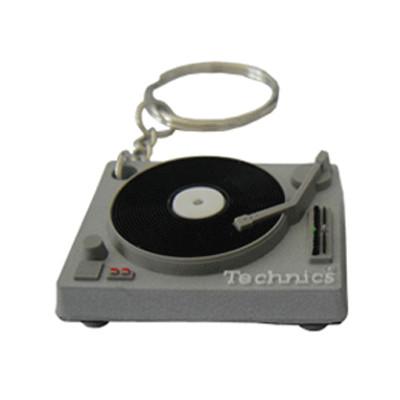 Technics: Turntable Deck Keychain - Silver