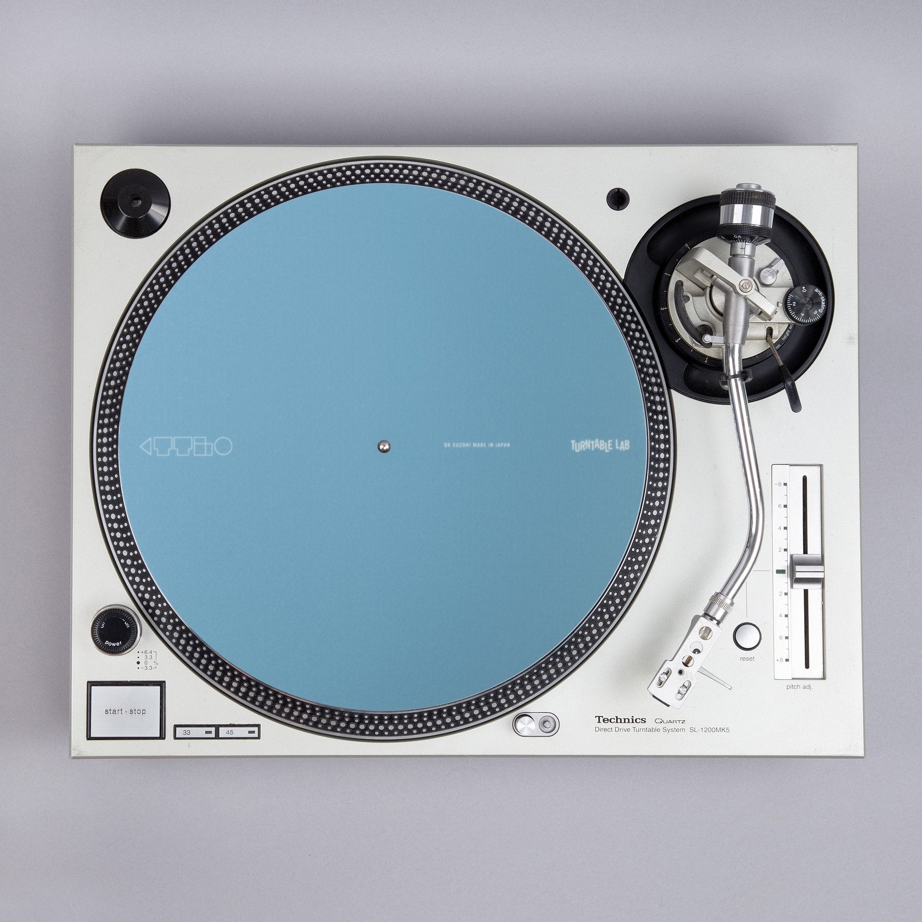 Turntable Lab: Dr. Suzuki Record Mat - Component Design - Lake Blue