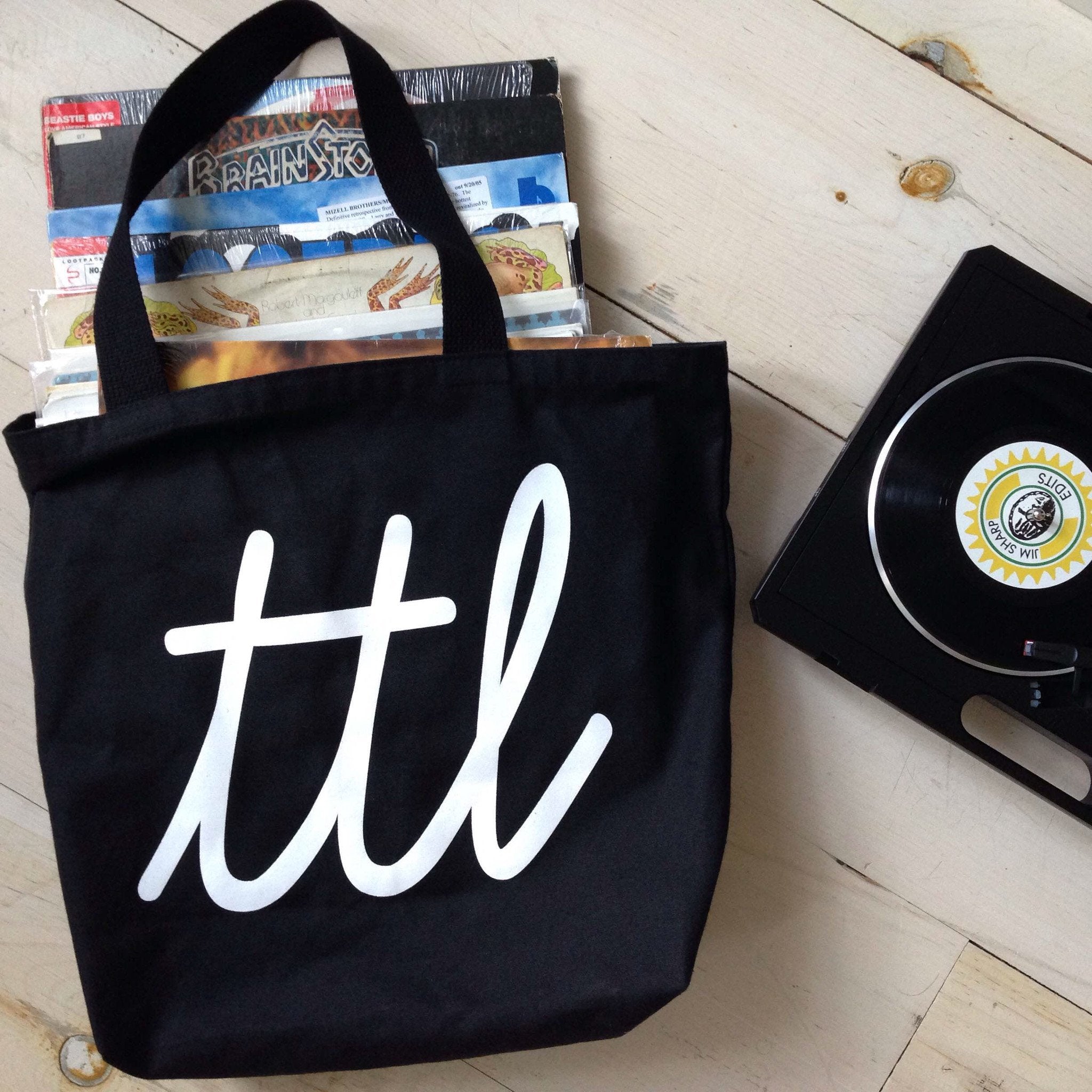 Turntable Lab: Cursivo Superior Tote Bag