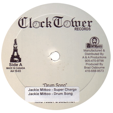 Jackie Mittoo: Super Charge / Drum Song / North Of The Sun 10"