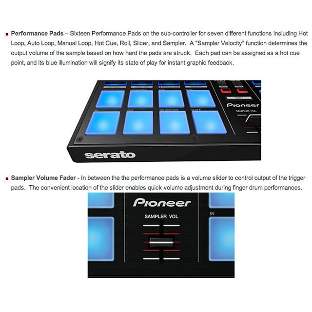 Pioneer: DDJ-SP1 Sub-Controller Features