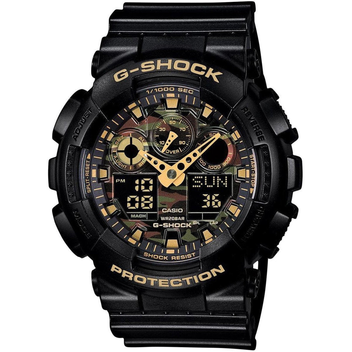 G-Shock: GSTB100RH-1A G-Steel Watch - Limited Edition Brass/Black/Red