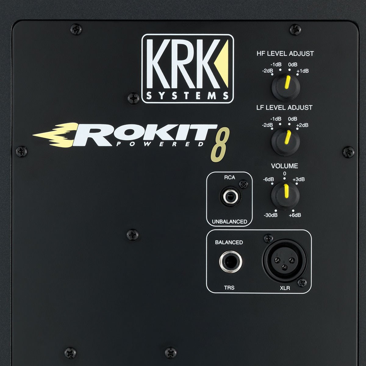 KRK: Rokit 8 G3 RP8G3 Monitor Speaker back close up