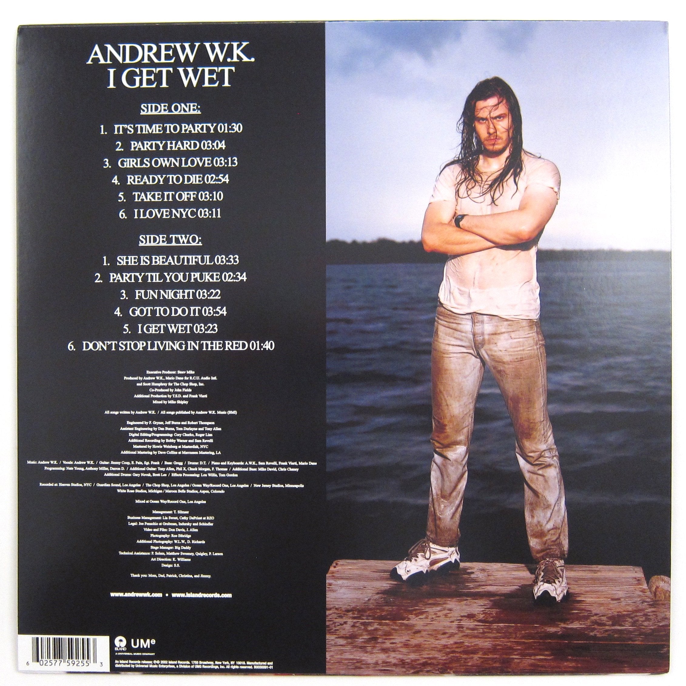 Andrew W.K.: I Get Wet Vinyl LP