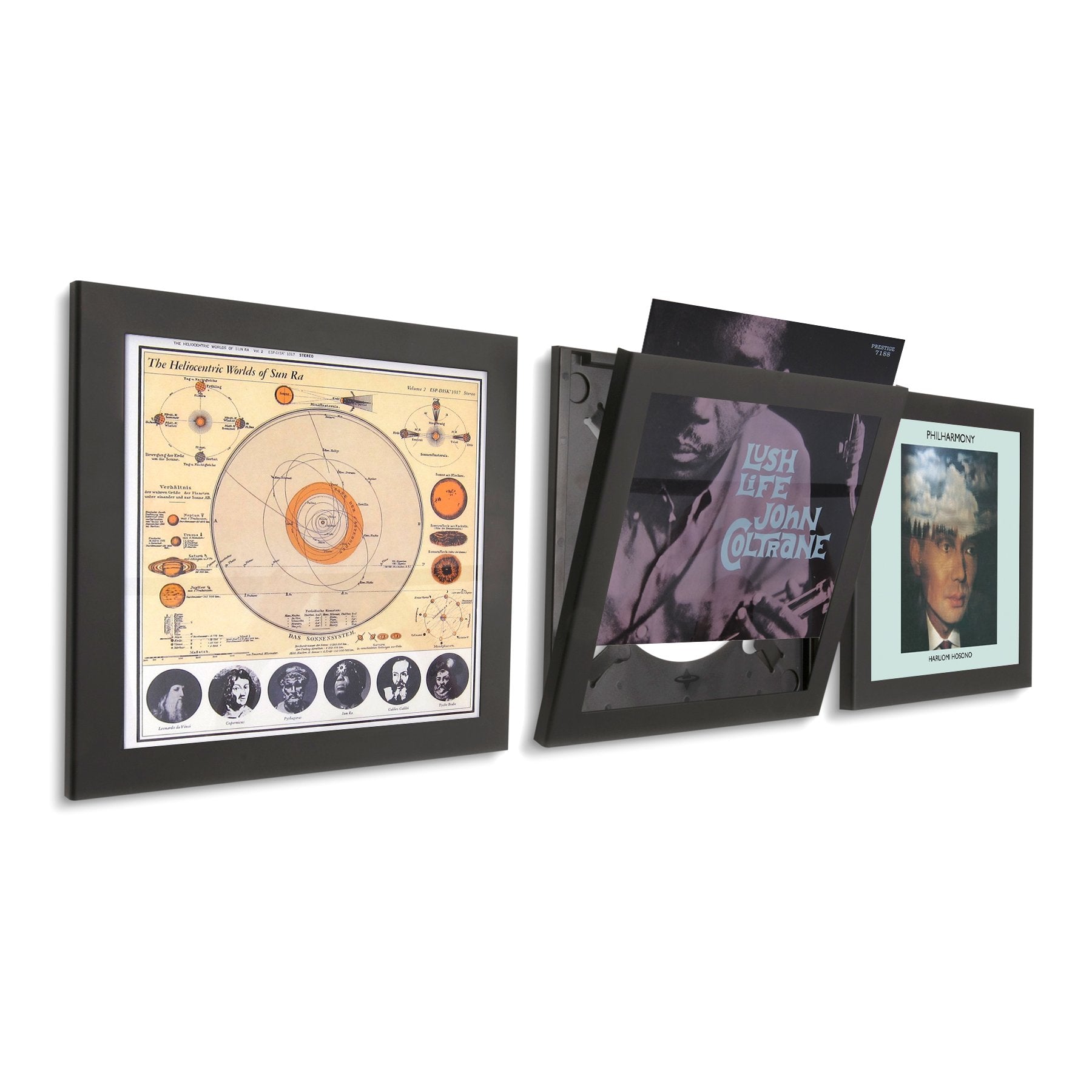 Art Vinyl: Play & Display Premium Vinyl Record Flip Frame - Triple Pack