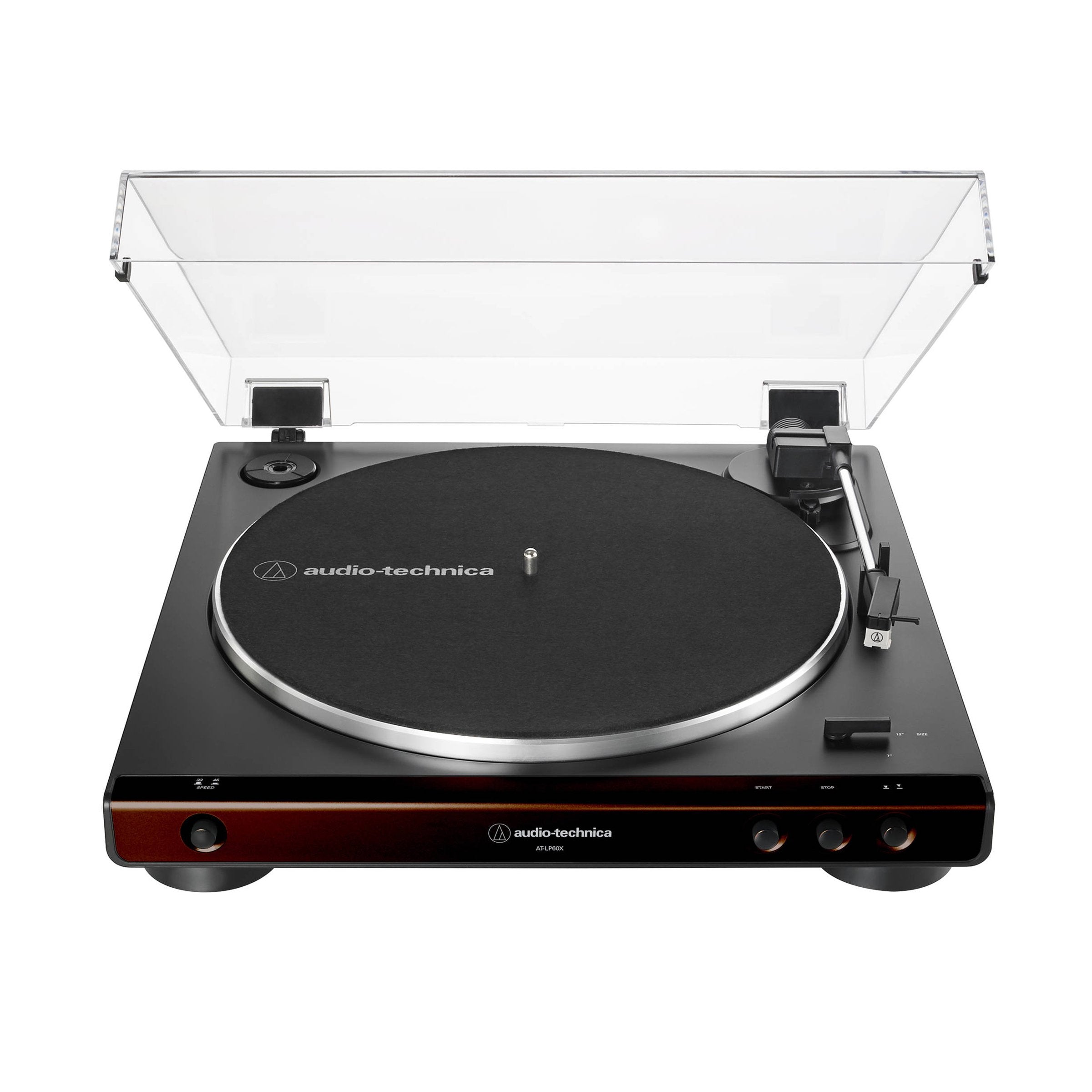 Audio Technica: AT-LP60X-BW Automatic Turntable - Brown / Black