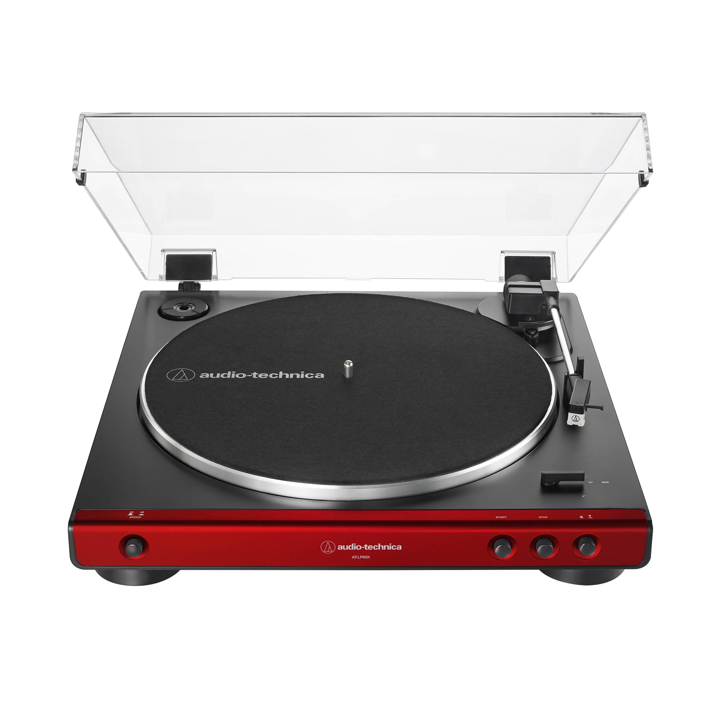 Audio Technica: AT-LP60X-RD Automatic Turntable - Red / Black