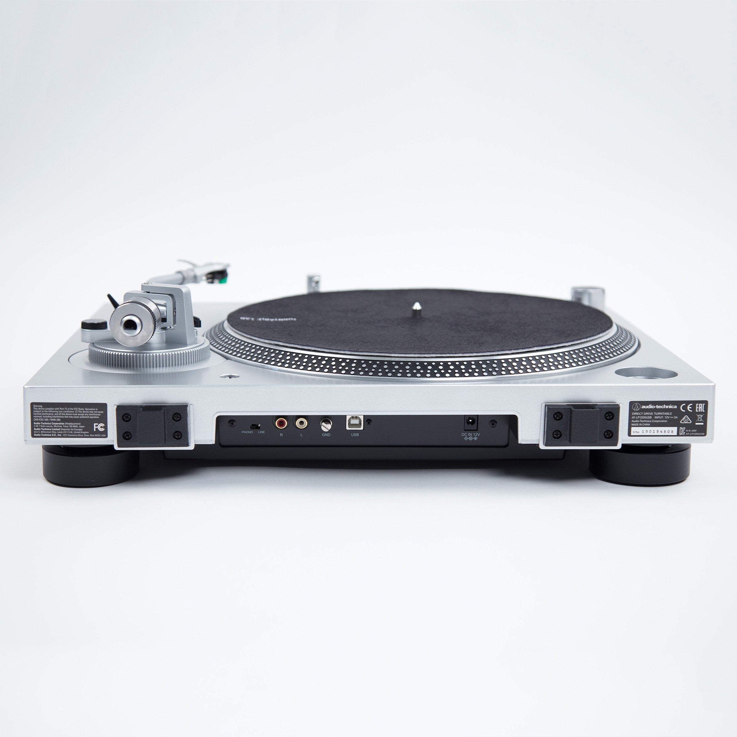 Audio Technica: AT-LP120XUSB-SV Direct Drive Turntable - Silver