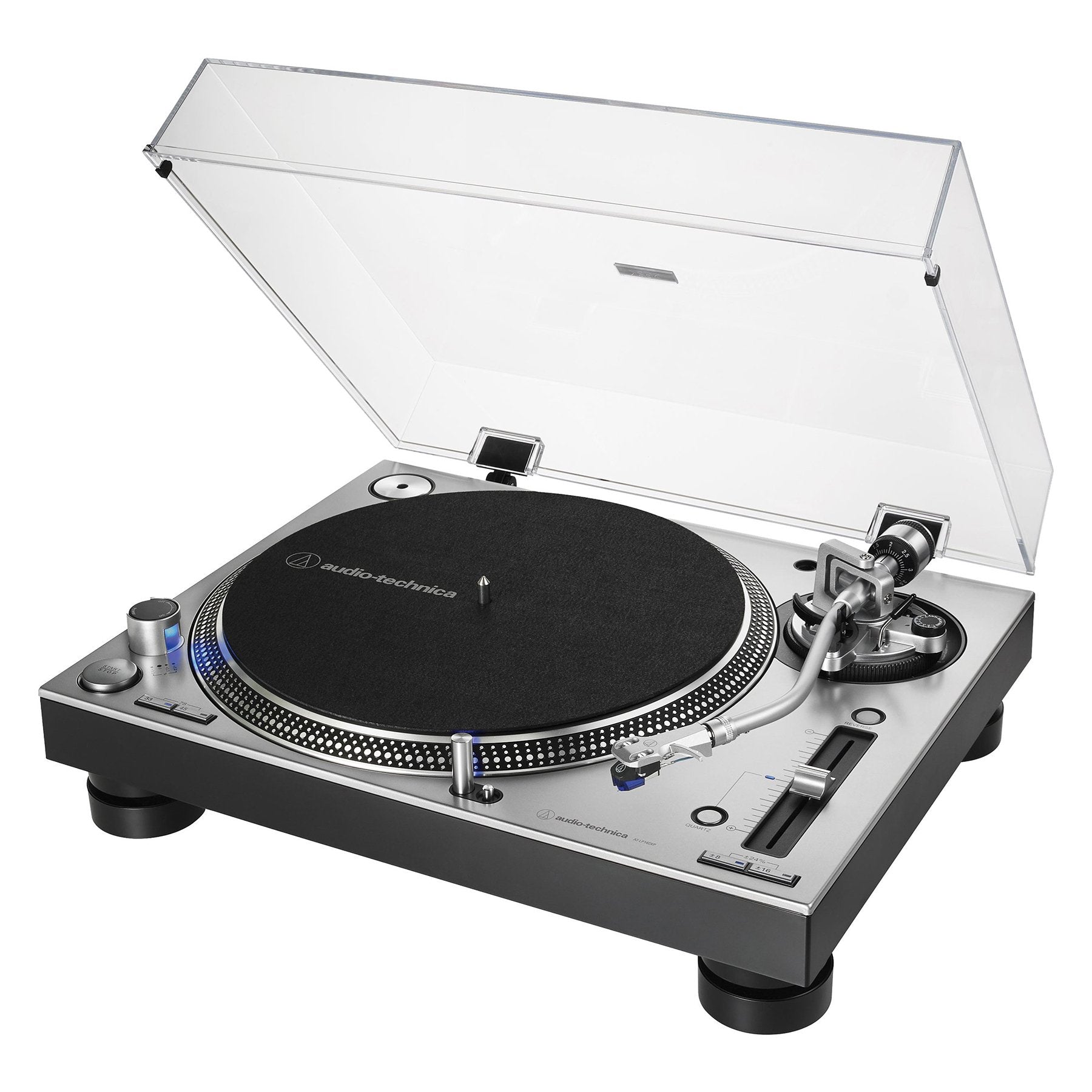 Audio Technica: AT-LP140XP-SV Direct Drive DJ Turntable - Silver