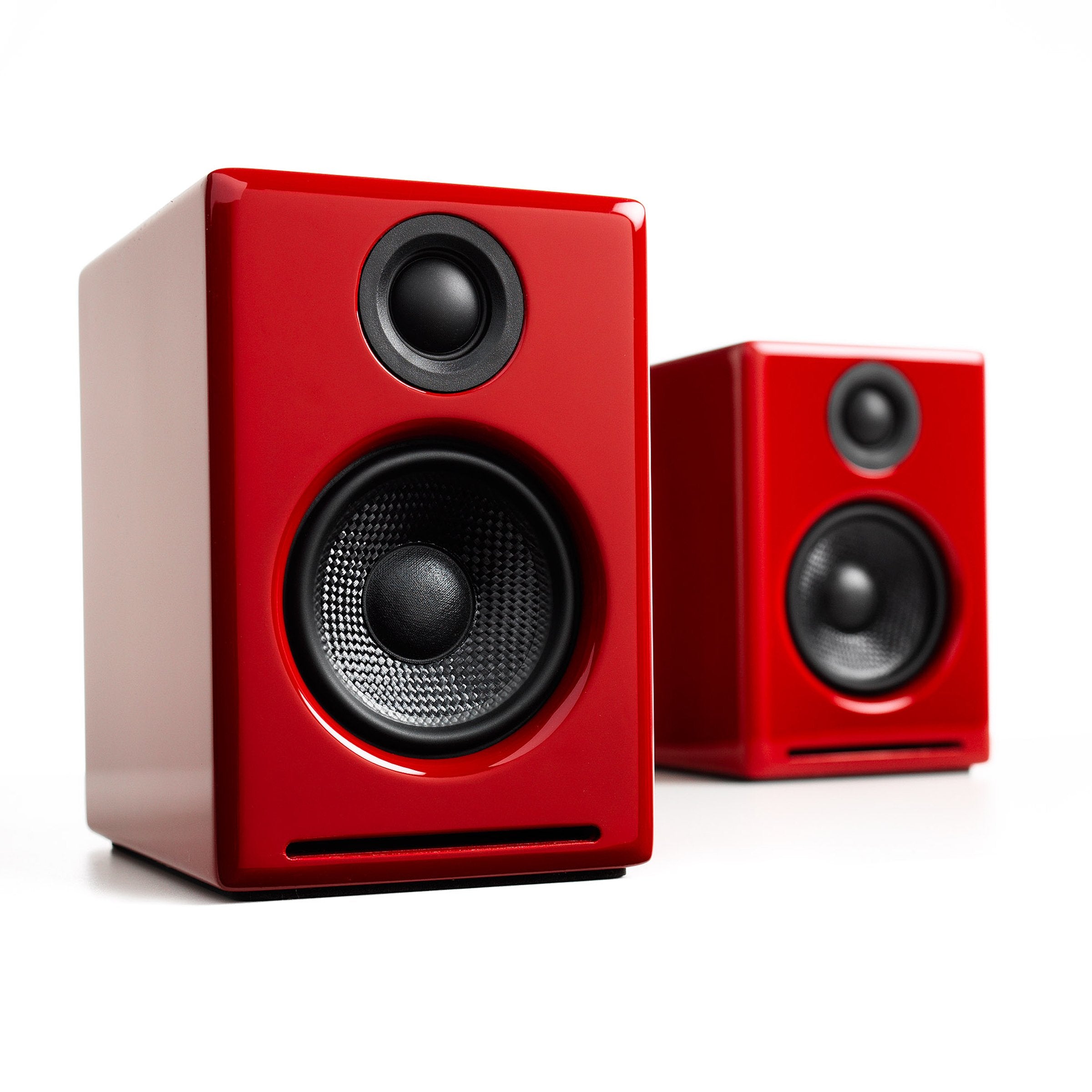 Audioengine: A2+ Wireless Powered Speakers w/Bluetooth - Red