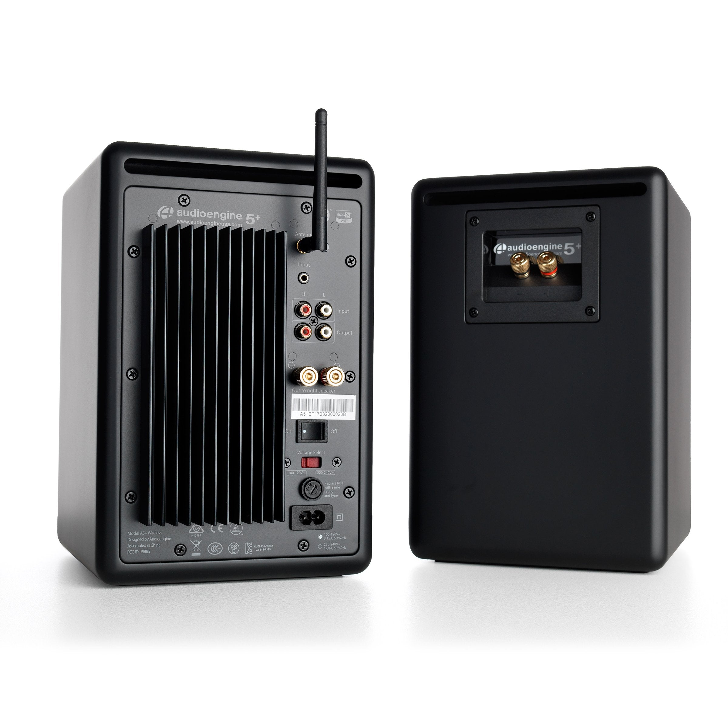 Audioengine: A5+ Wireless Powered Speakers w/Bluetooth - Black