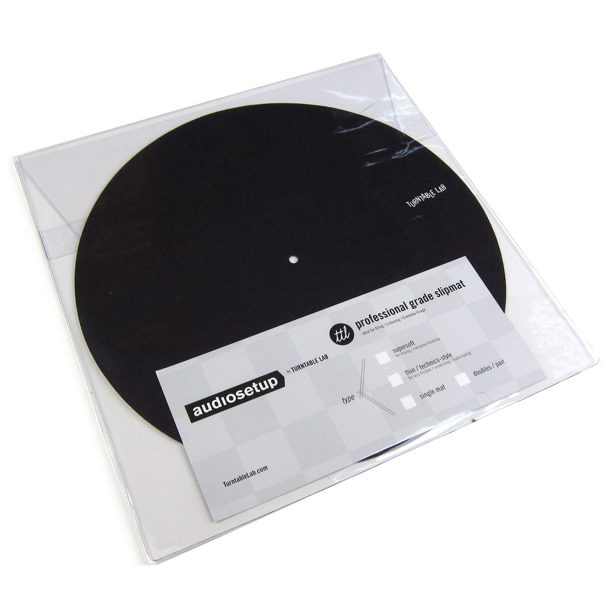 Turntable Lab: Switchmat Reversible Slipmat - Black / White