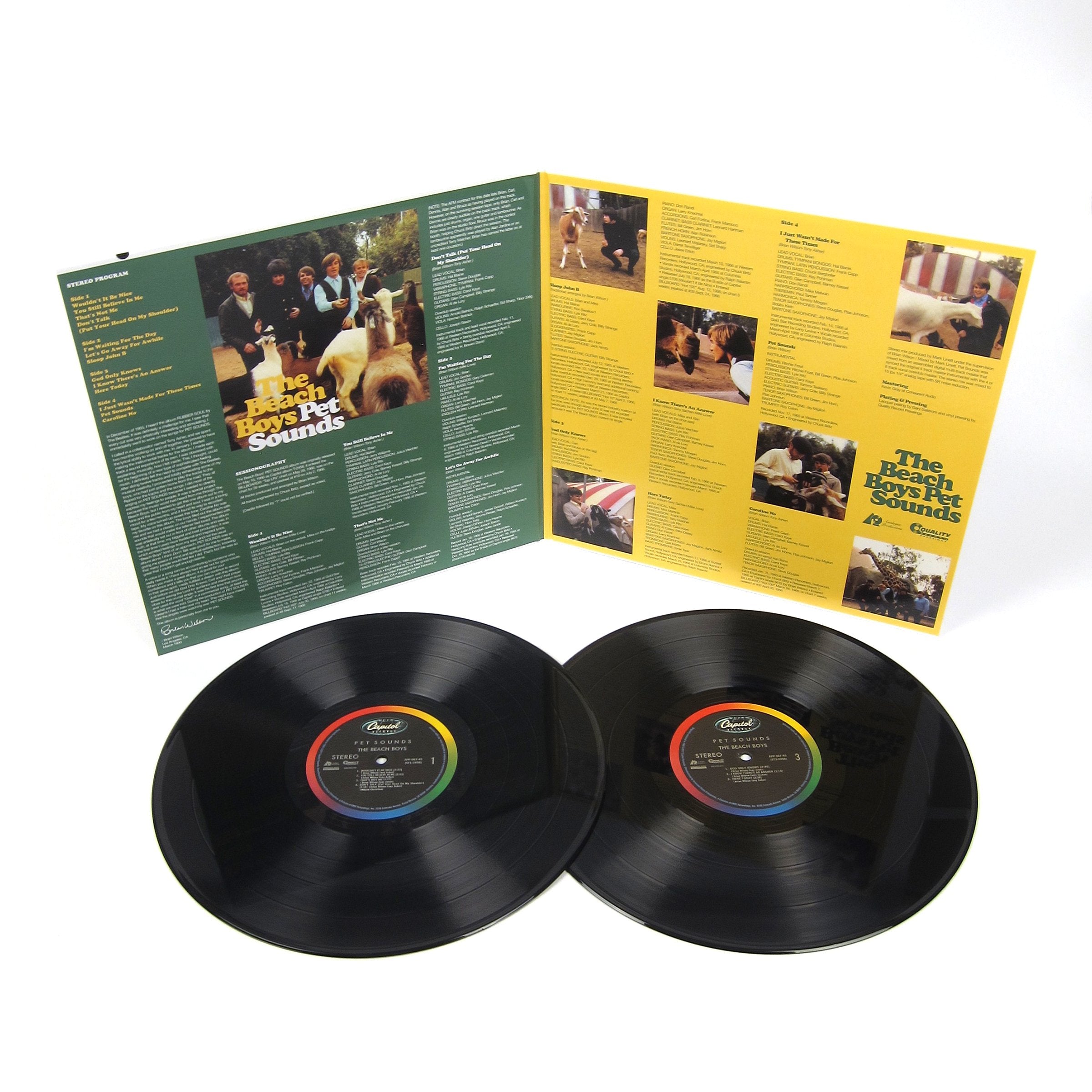 The Beach Boys: Pet Sounds (200g, Mono) Vinyl 2LP