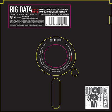 Big Data: Dangerous (Square Flexi Disc) Vinyl 7" (Record Store Day)