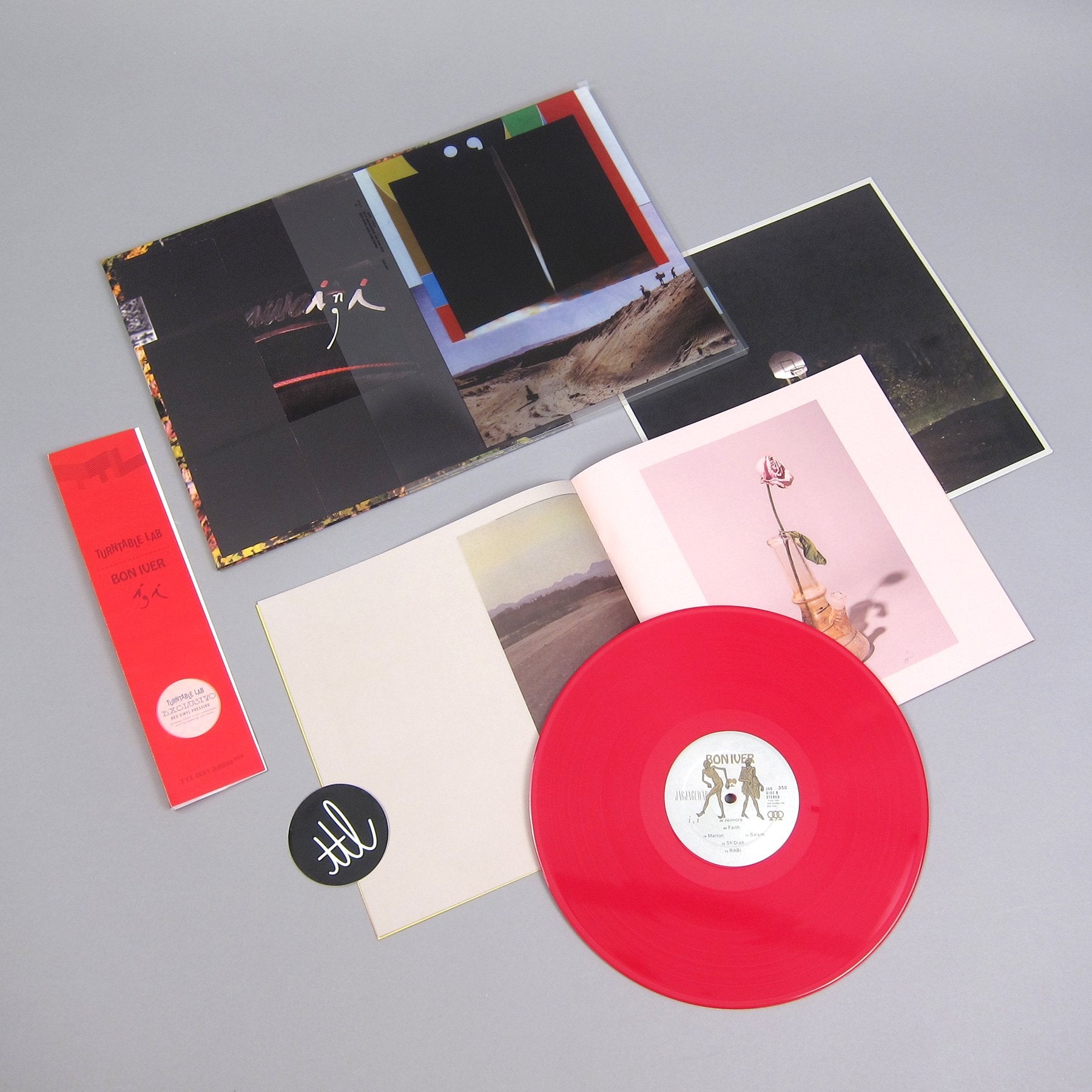 Bon Iver: i,i (Red Colored Vinyl) Vinyl LP - Turntable Lab Exclusive