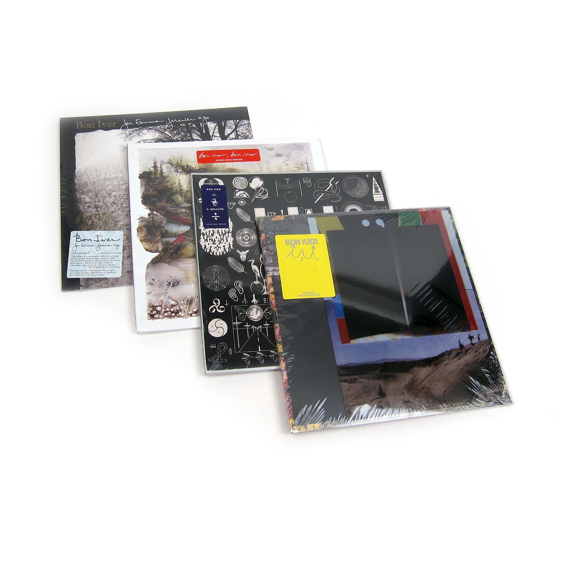 Bon Iver: Vinyl LP Album Pack (For Emma, Forever Ago, Bon Iver, 22, A Million, i,i)