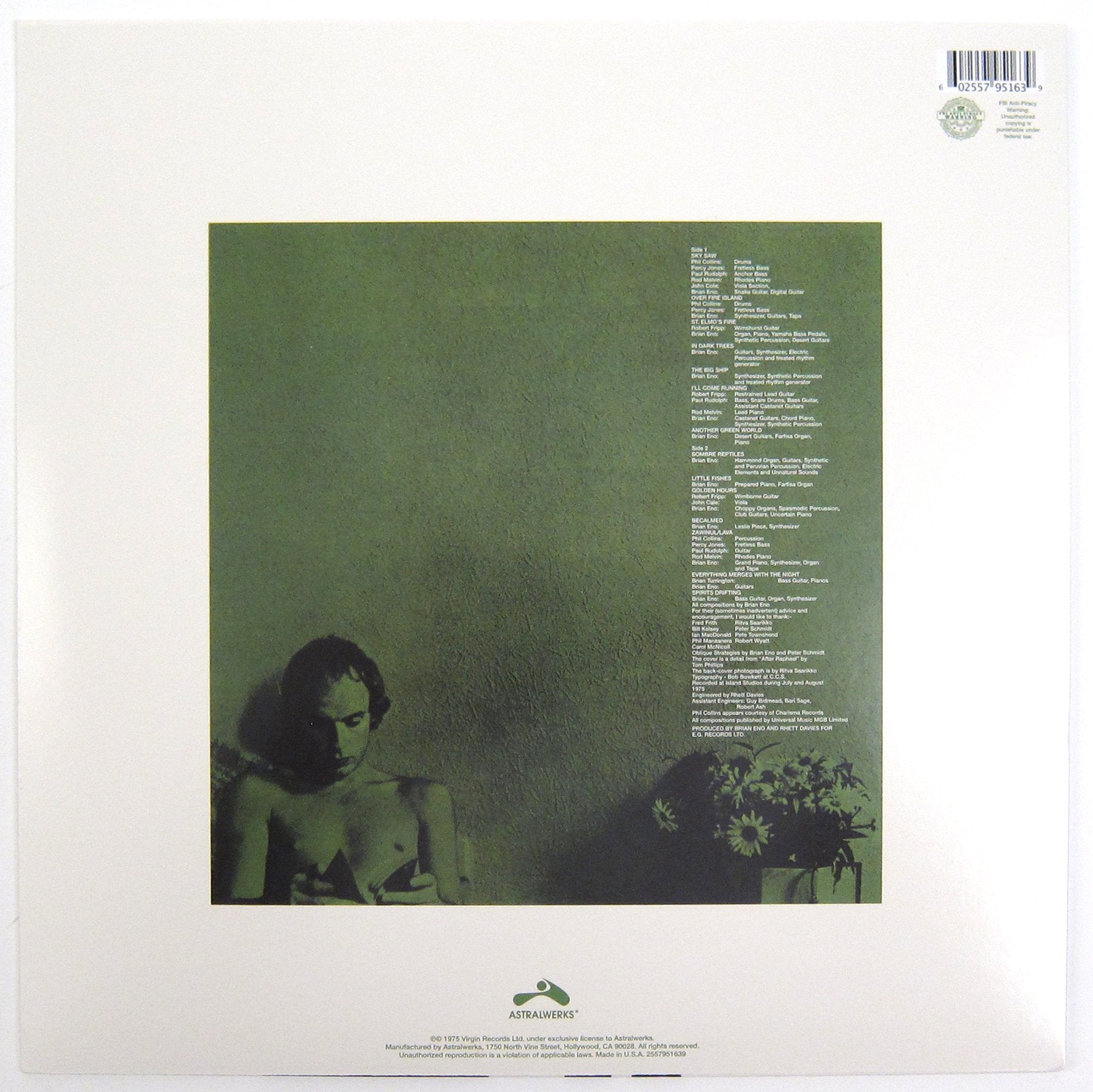 Brian Eno: Another Green World Vinyl LP