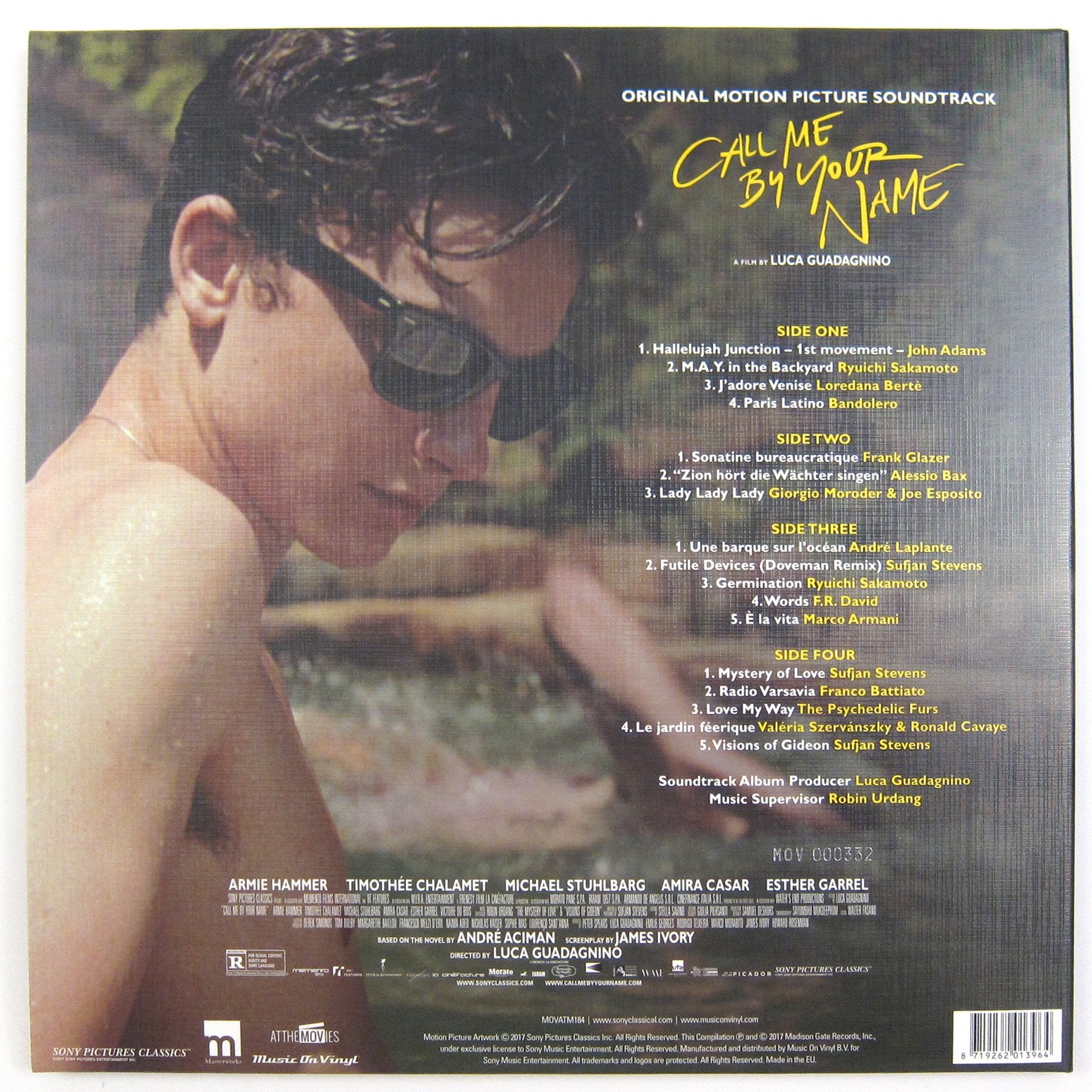Call Me By Your Name: Call Me By Your Name Soundtrack (Music On Vinyl 180g, Red Colored Vinyl) Vinyl 2LP
