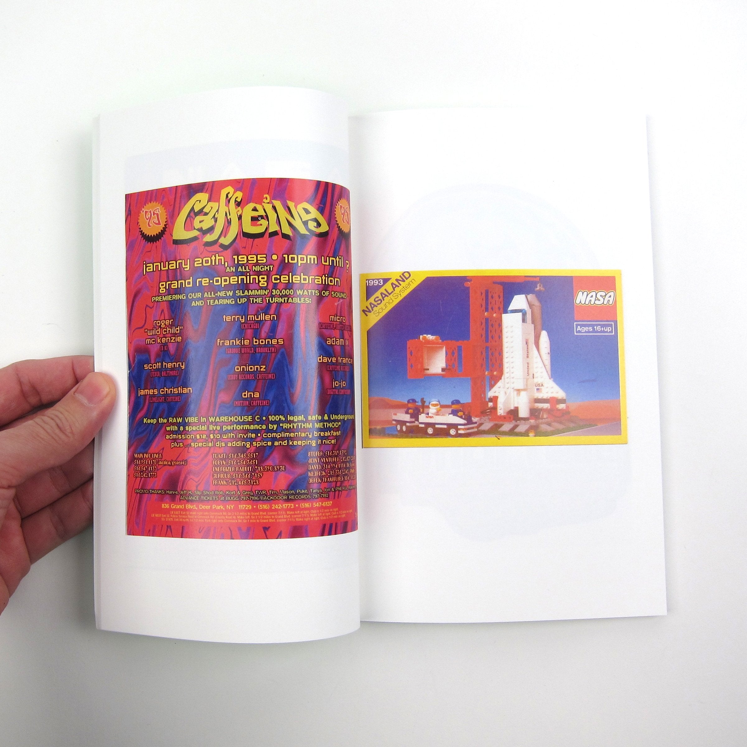 Colpa Press: Rave Flyer Zine Pack (NY, SF, LA)