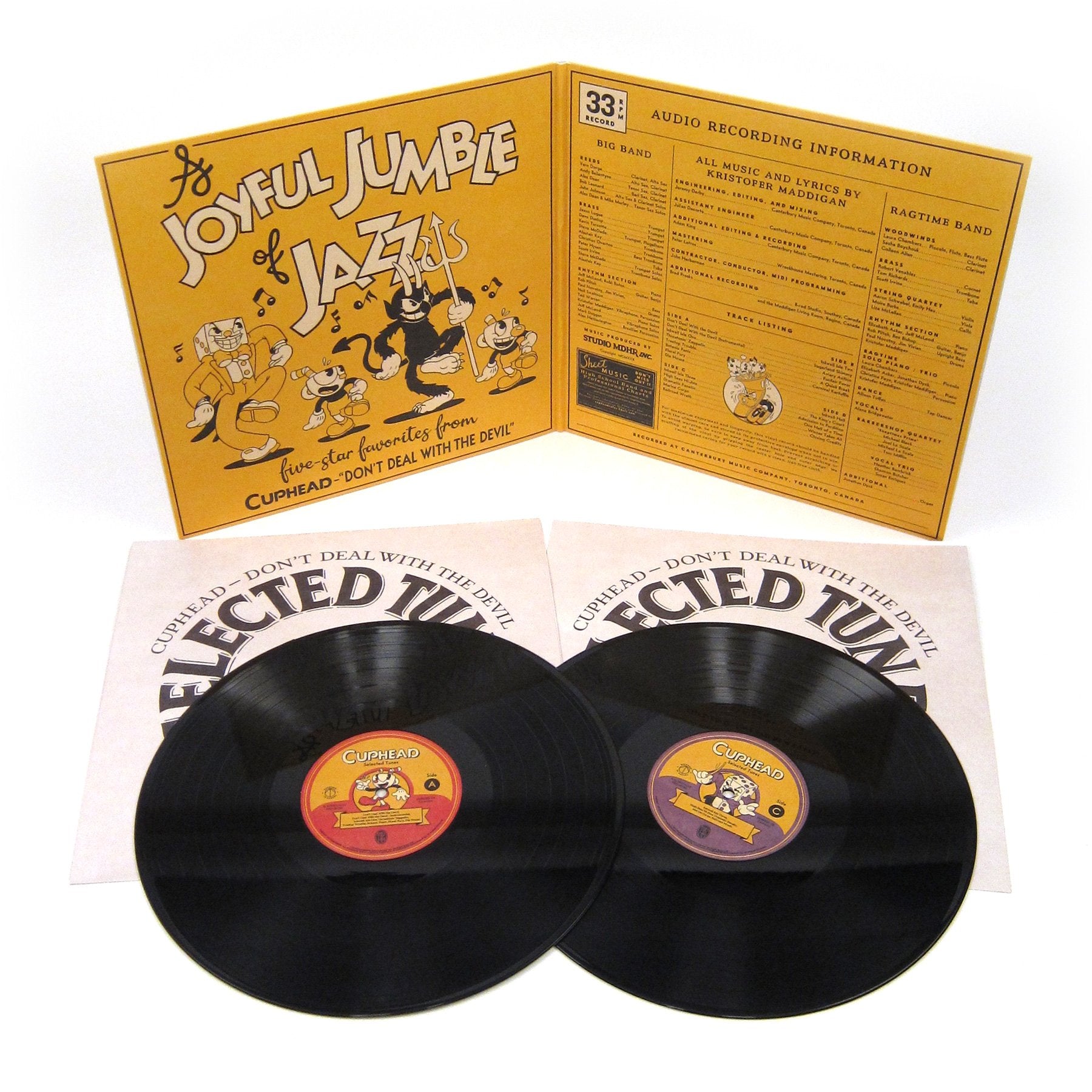Kristofer Maddigan: Cuphead (180g, Standard Edition) Vinyl 2LP