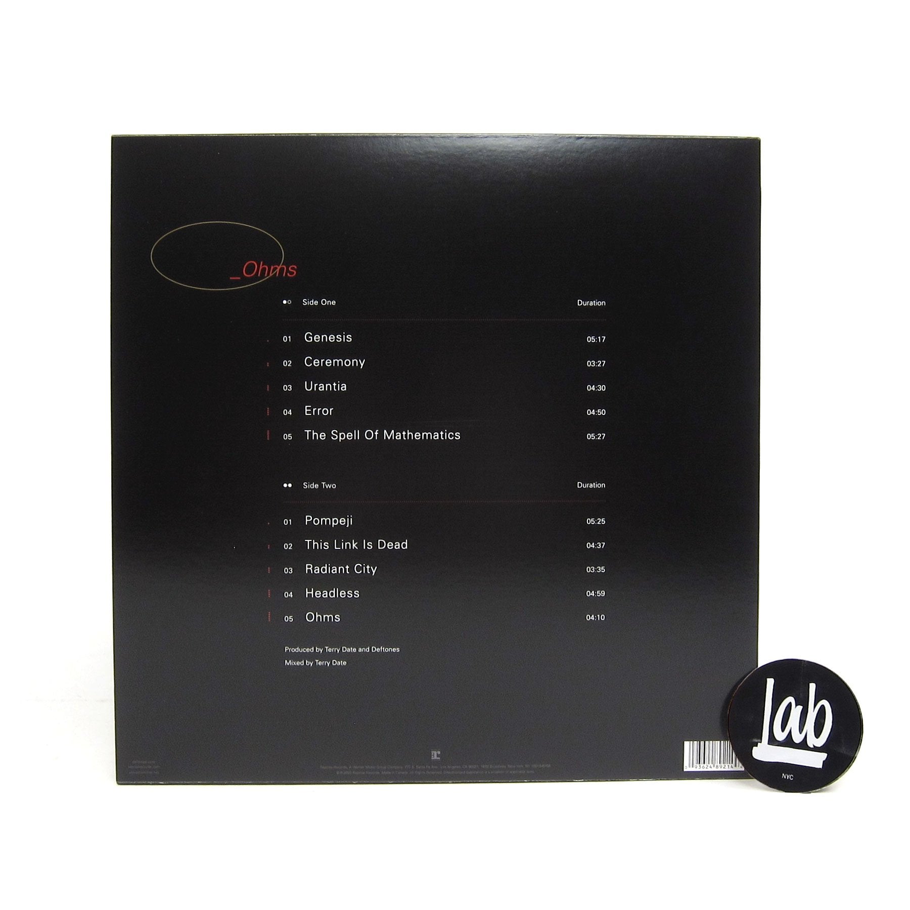 Deftones: Ohms (Indie Exclusive Colored Vinyl) Vinyl LP
