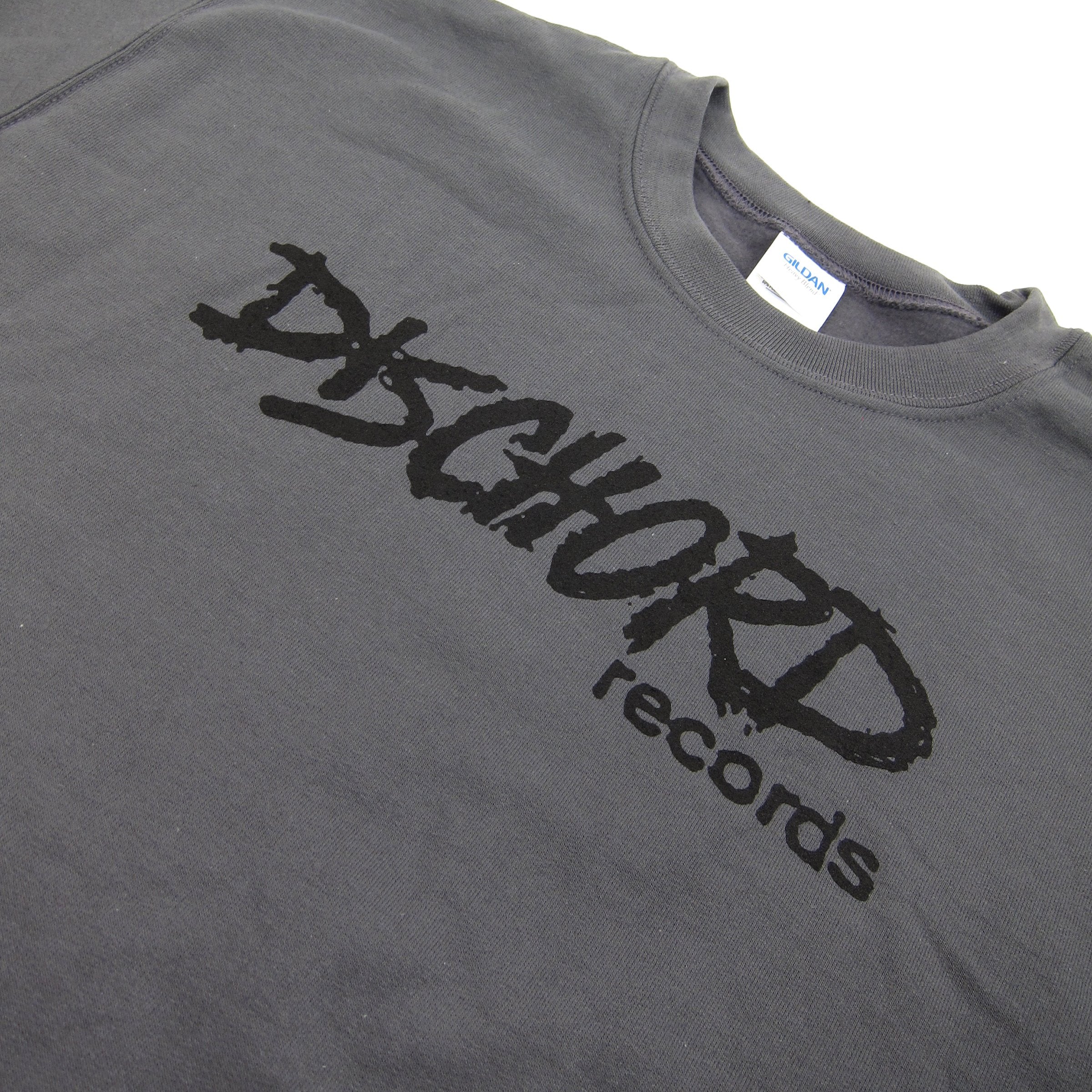 Dischord Records: Old Logo Crewneck Sweatshirt - Charcoal