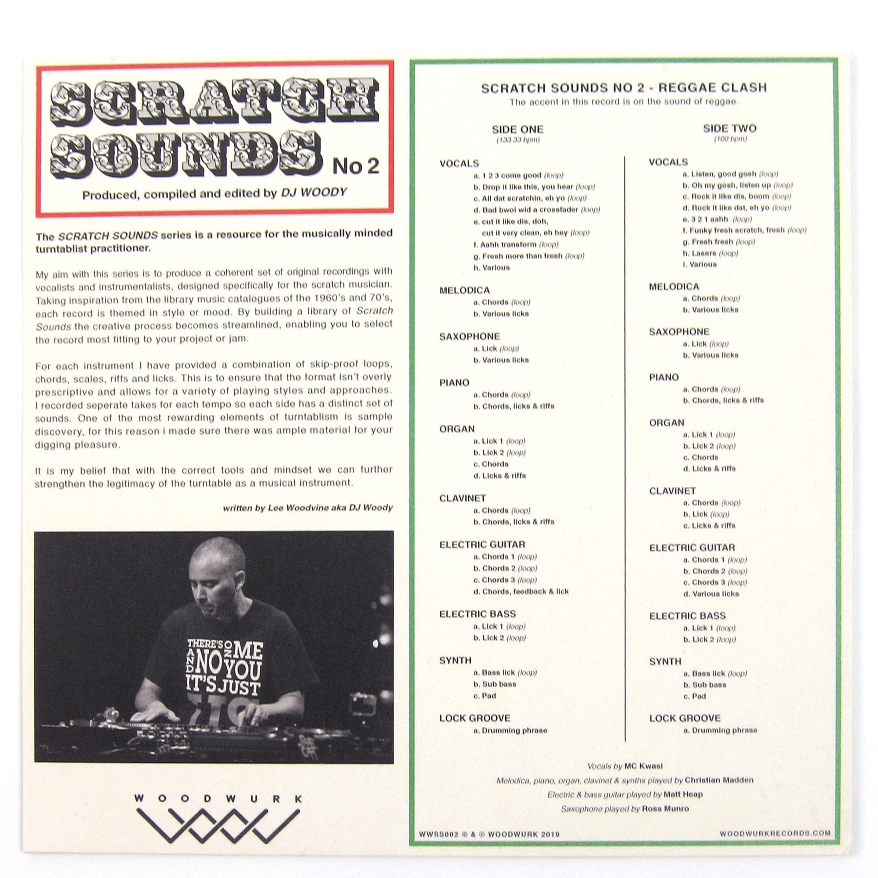 DJ Woody: Scratch Sounds No. 2 (Colored Vinyl) Vinyl 12"