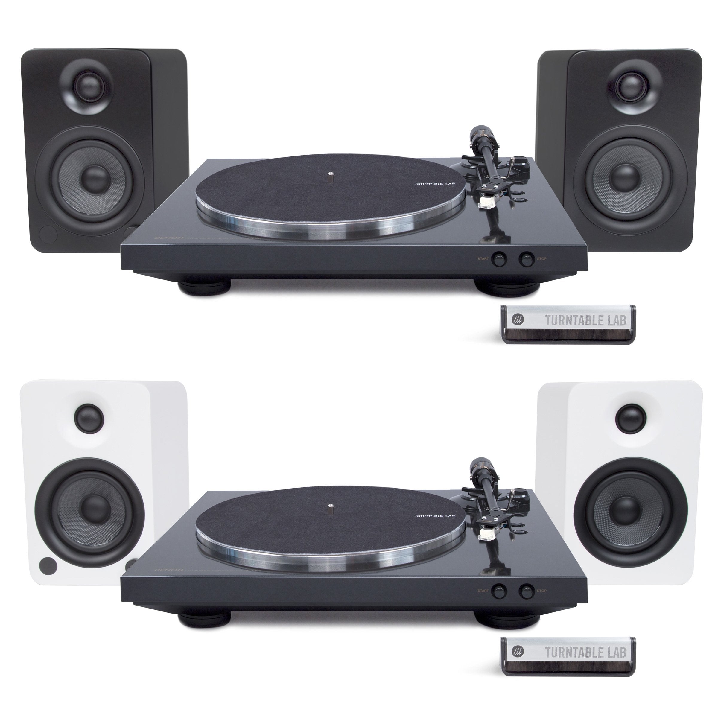 Denon: DP-300F / Kanto YU4 / Turntable Package