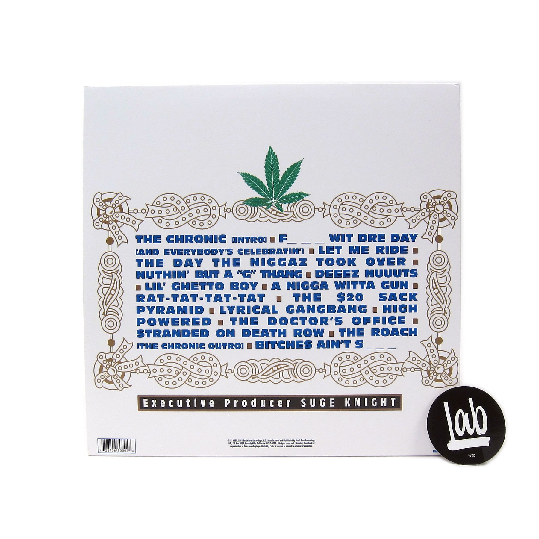 Dr. Dre: The Chronic (Remastered) Vinyl