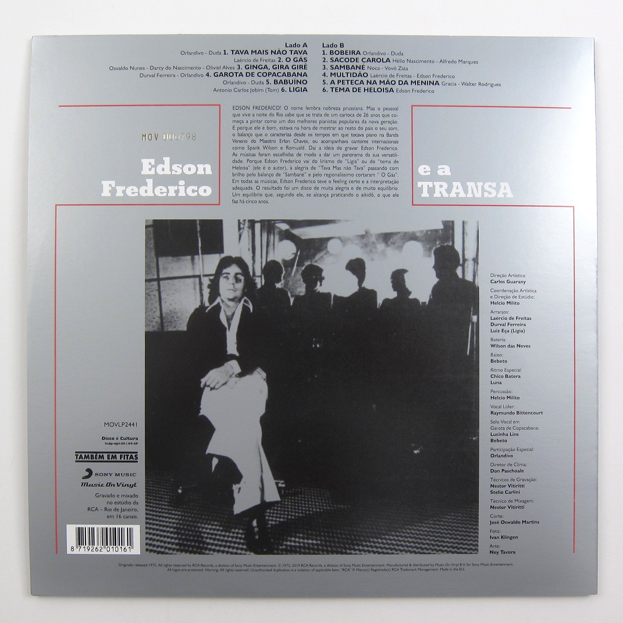 Edson Frederico: Edson Frederico E A Transa (Music On Vinyl 180g, Colored Vinyl) Vinyl 2LP