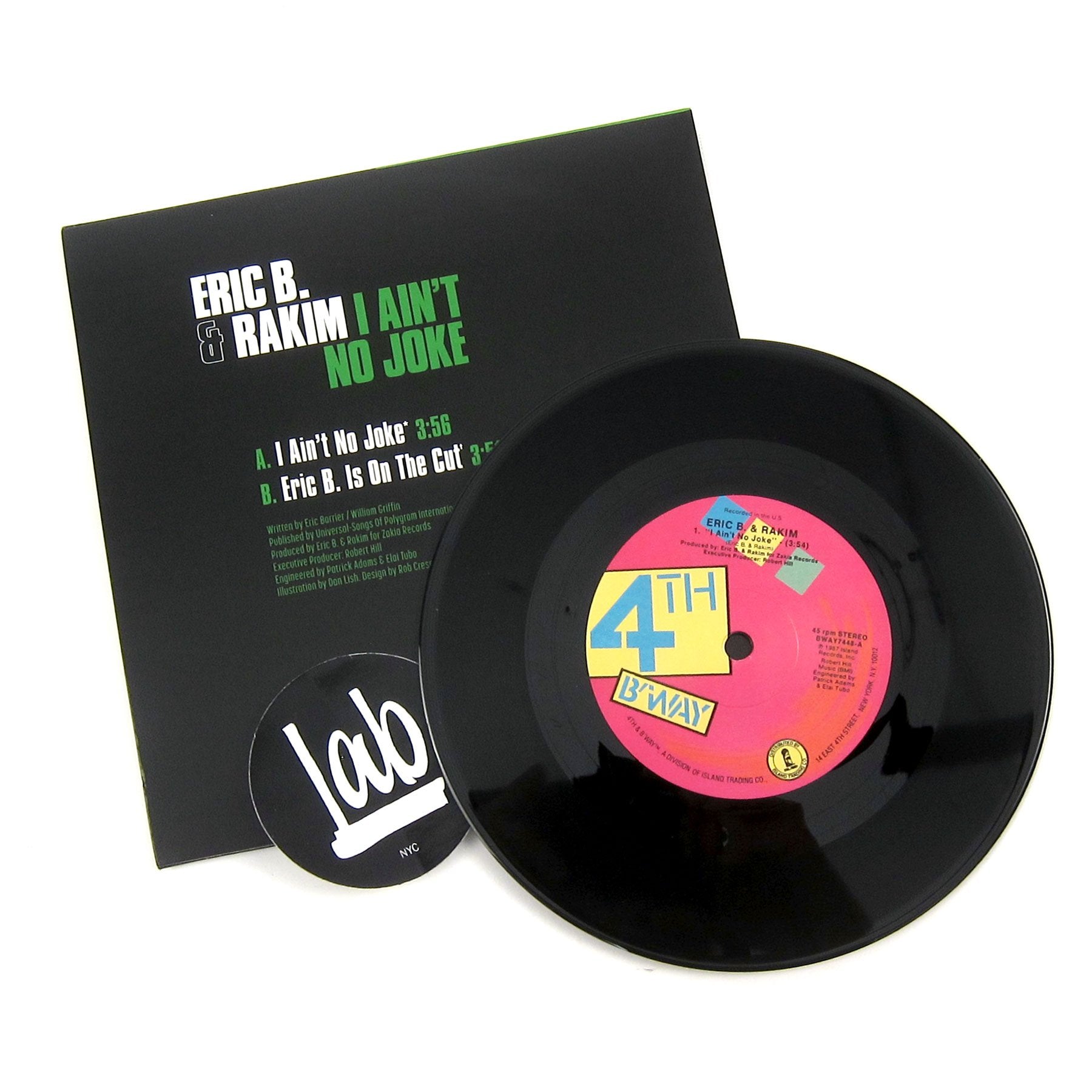 Eric B & Rakim: I Ain't No Joke / Eric B. Is On The Cut Vinyl 7"