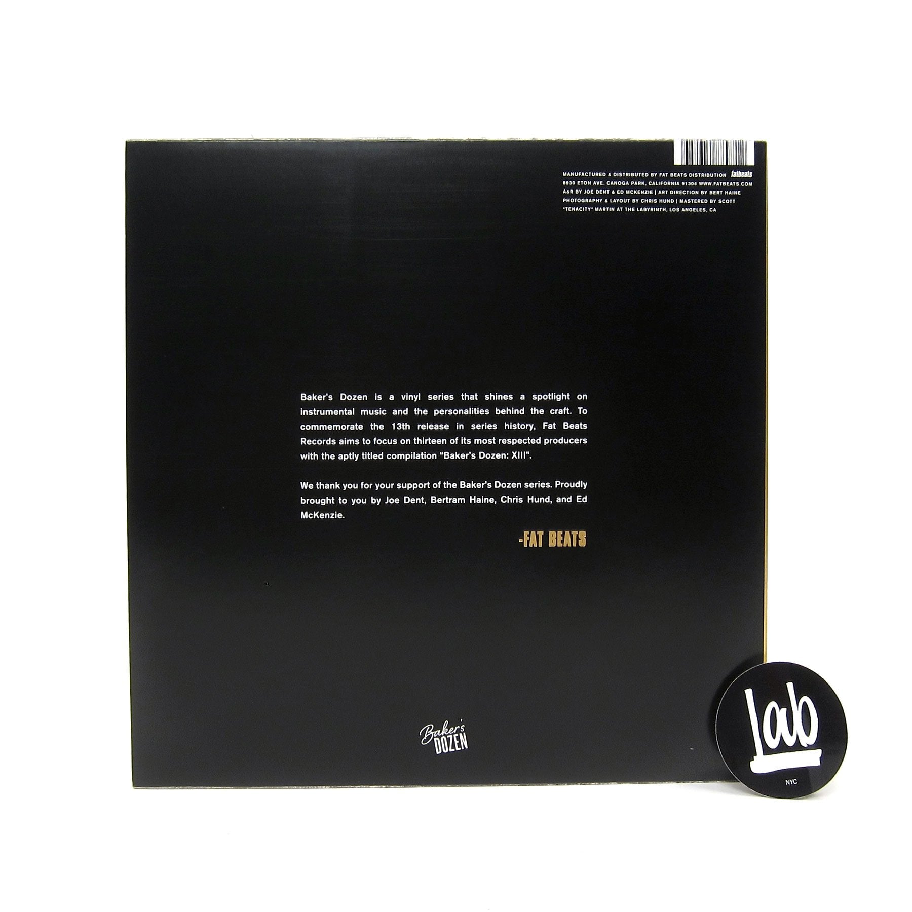 Baker's Dozen: Baker's Dozen XIII (Madlib, Alchemist, Tokimonsta) Vinyl LP Title