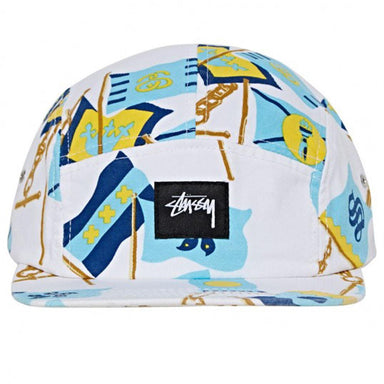 Stussy: Flags Camp Cap - White 2