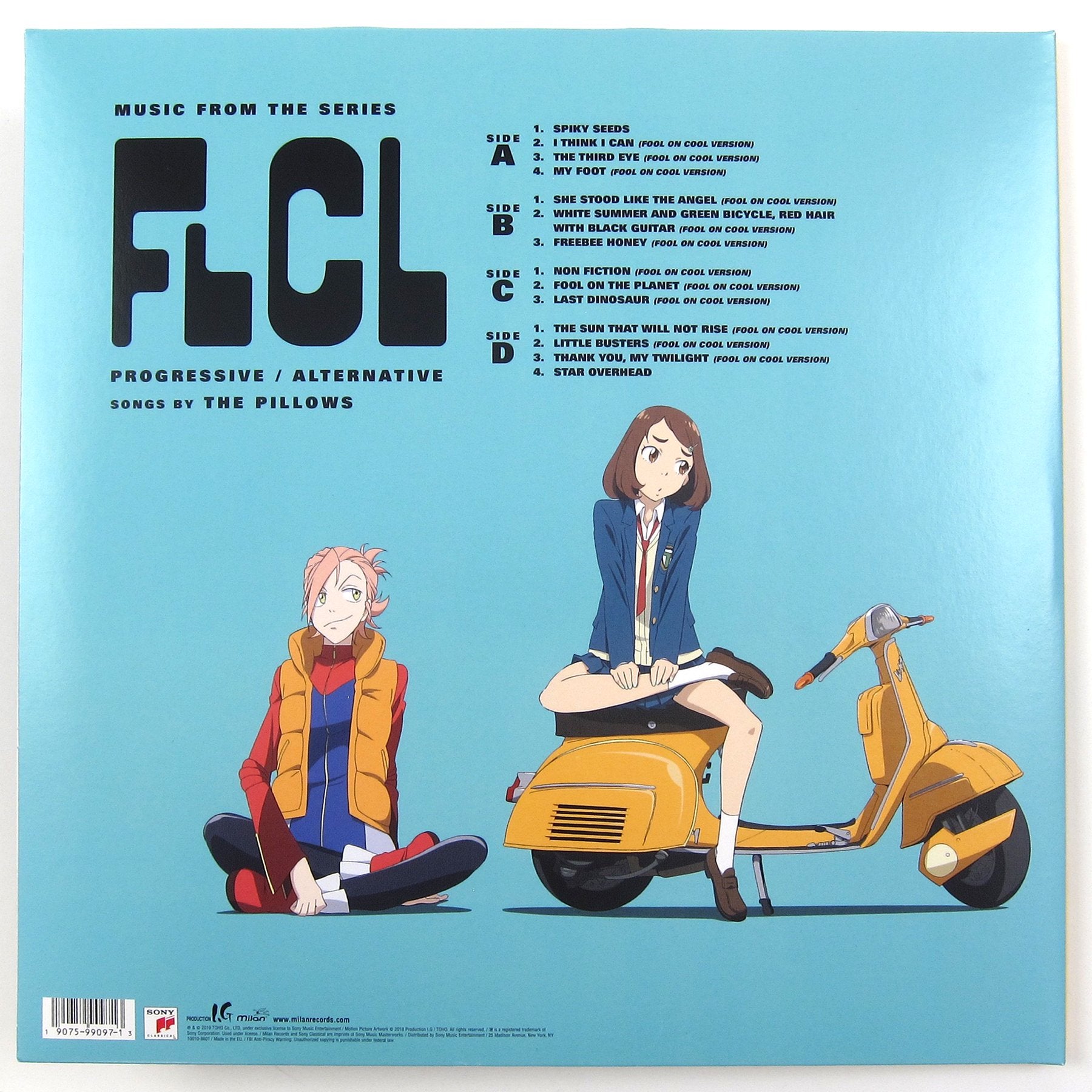 The Pillows: FLCL Progressive / Alternative (Yellow + Blue Colored Vinyl) Vinyl 2LP