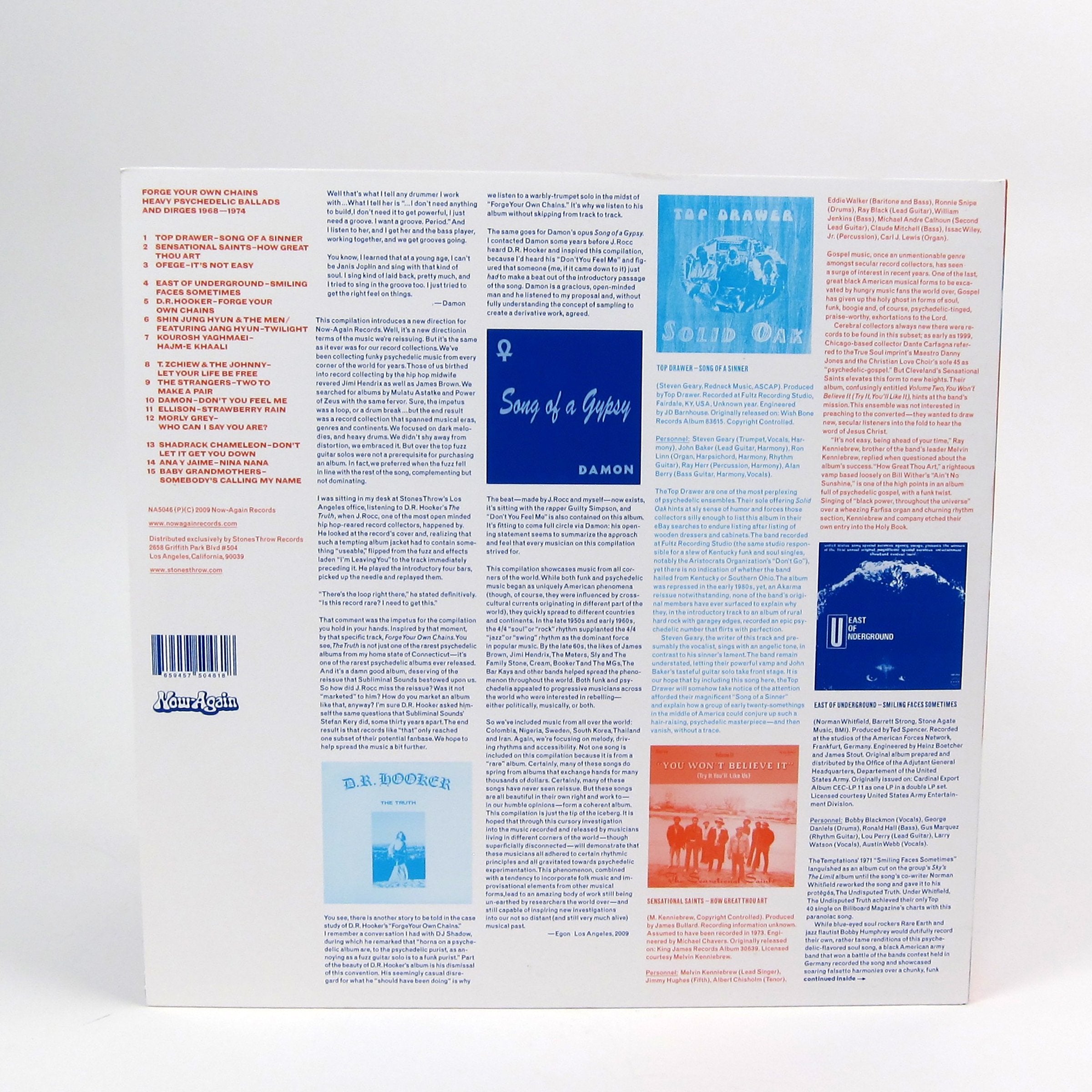 Now-Again Records: Forge Your Own Chains - Heavy Psychedelic Ballads And Dirges 1968-1974 Vinyl 2LP