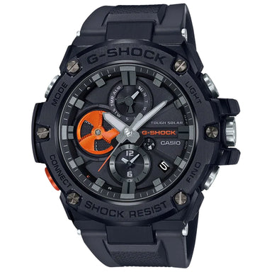 G-Shock: GSTB100B-1A4 G-Steel Watch - Black / Orange