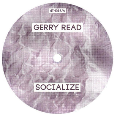Gerry Read: Socialize / Charcoal Vinyl 12" (Record Store Day 2014)