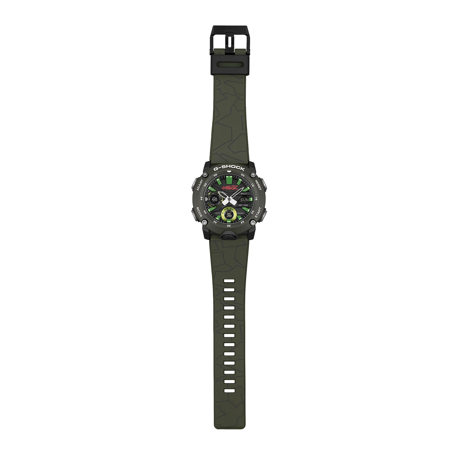 G-Shock: Casio x Gorillaz Watch - Camo (GA2000GZ-3A)
