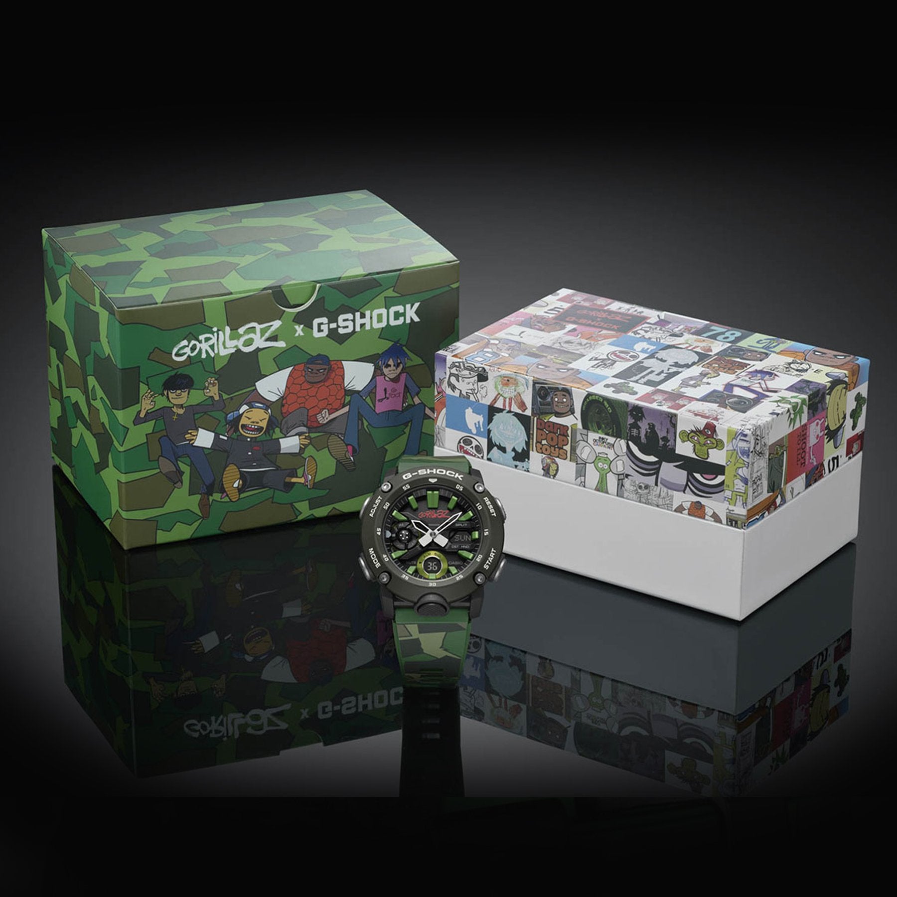 G-Shock: Casio x Gorillaz Watch - Camo (GA2000GZ-3A)