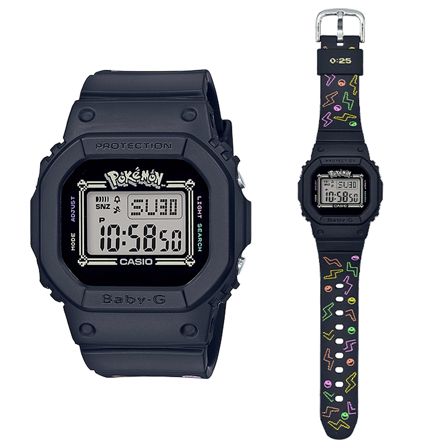 G-Shock: Pokemon Baby-G Watch - Black (BGD560PKC-1)